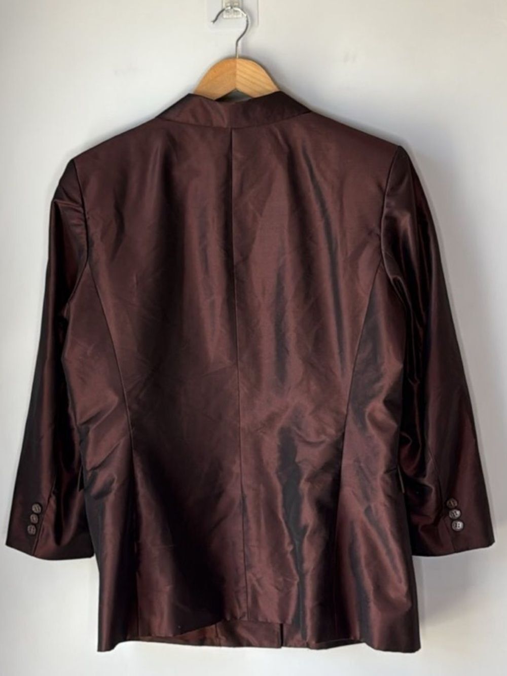 Vintage Alfani Silk Jacket Blazer Suit - Picture 2 of 7